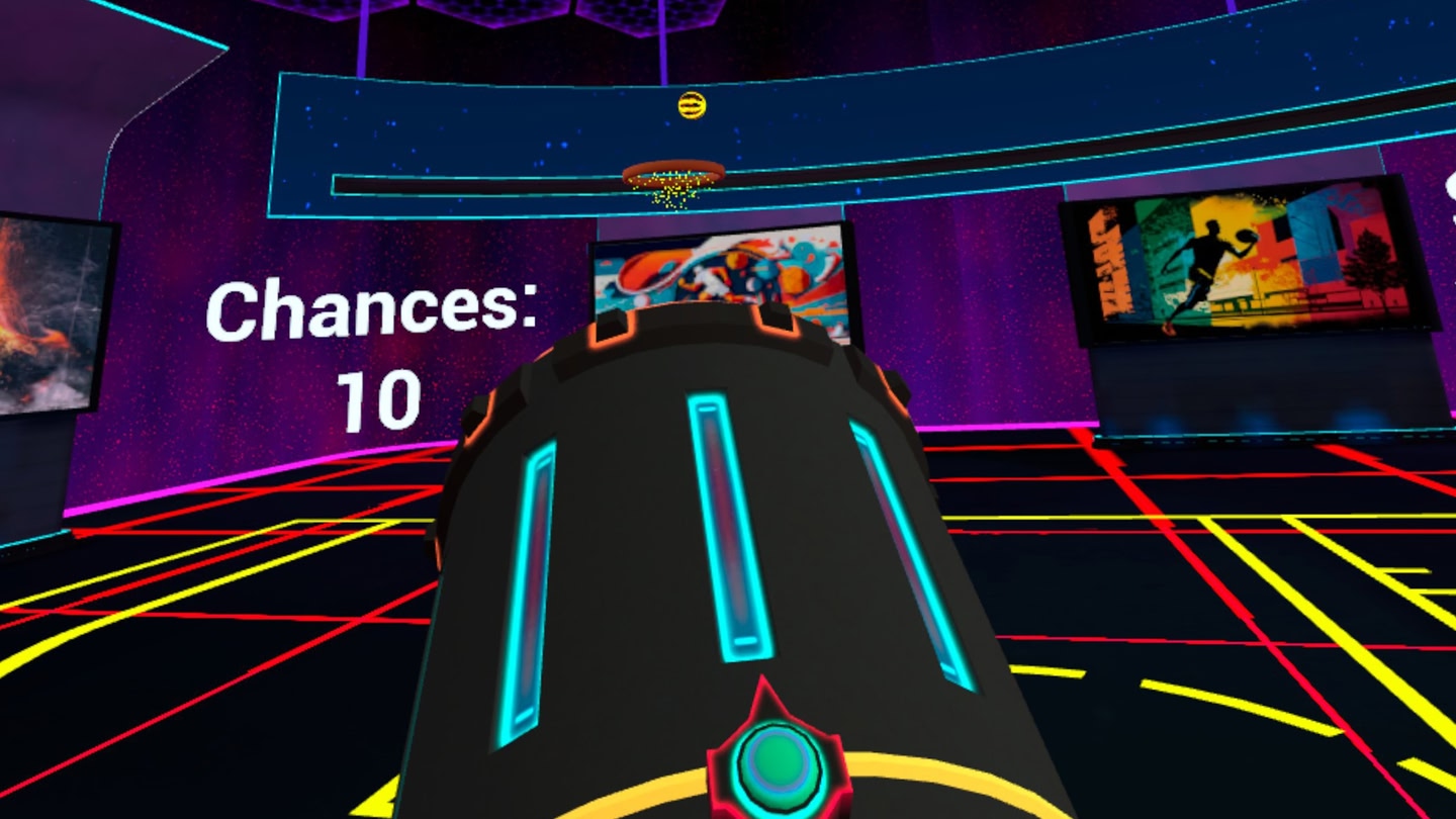 #6. Shoot The Hoop VR (Meta) By: True Form Games